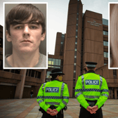  Liam Cain (l) was found guilty of the murder of Courtney Boorne (r) at Liverpool Crown Court. Image: Merseyside Police, GoFundMe, Getty Images