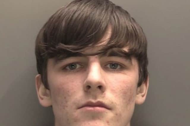 Liam Cain was found guilty of murdering Courtney Boorne. Photo by Merseyside Police
