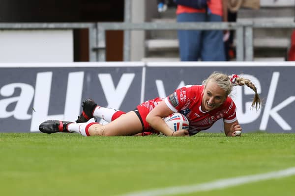 Jodie Cunningham has declared herself fit for St Helens. Picture: Charlotte Tattersall/Getty Images