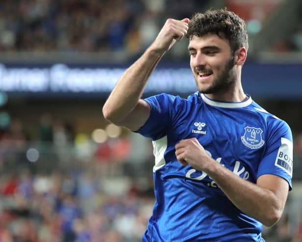Everton striker Tom Cannon. Picture: Getty Images 
