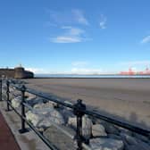 A man's body has been found in the River Mersey near Fort Perch Rock in New Brighton