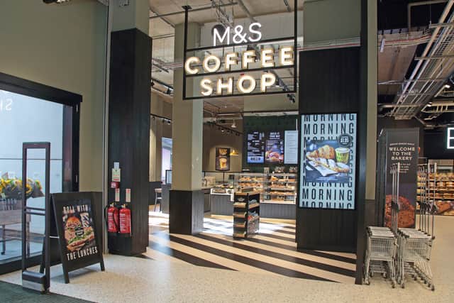 The new-look coffee shop. Photo by M&S.