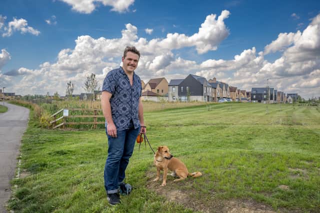 Dan Greef, 42, moved to Northstowe, in August 2022 believing that much needed local community facilities were under construction.