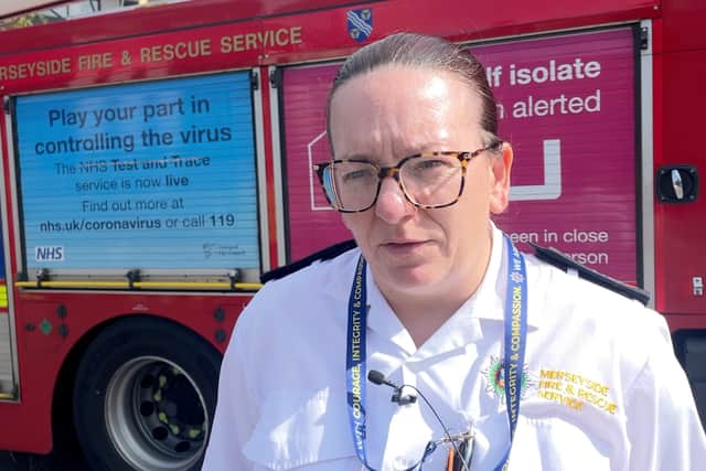 Lauren Woodward is Group Manager at Merseyside Fire & Rescue Service