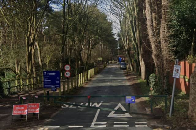The entrance to Formby National Trust woodlands, off Victoria Road. Image: Google Street View