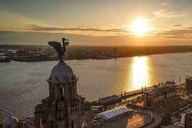 The sun shines across Liverpool. Photo by Nathan Fairbrother.