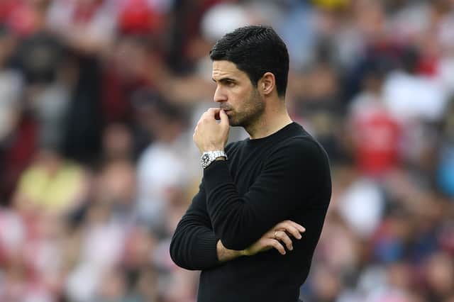 Arsenal head coach Mikel Artera. (Getty Images)