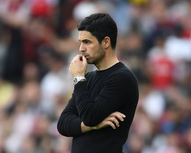 Arsenal head coach Mikel Artera. (Getty Images)