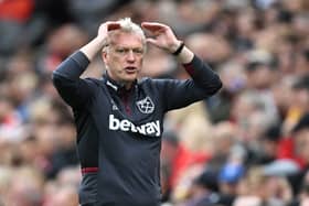 West Ham manager David Moyes. Picture:  PAUL ELLIS/AFP via Getty Images