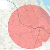 Merseyside Police have imposed a no-fly zone above the site of Friday’s fatal school bus crash on the M53 motorway. Image: Merseyside Police