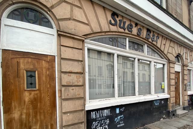 Sue’s Bar on Argyle Street in Birkenhead is subject to a licence review. Image: Ed Barnes