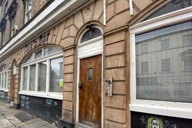 Sue’s Bar on Argyle Street in Birkenhead is subject to a licence review. Image: Ed Barnes