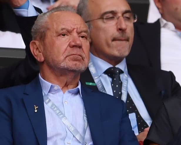 Alan Sugar. Picture: Laurence Griffiths/Getty Images