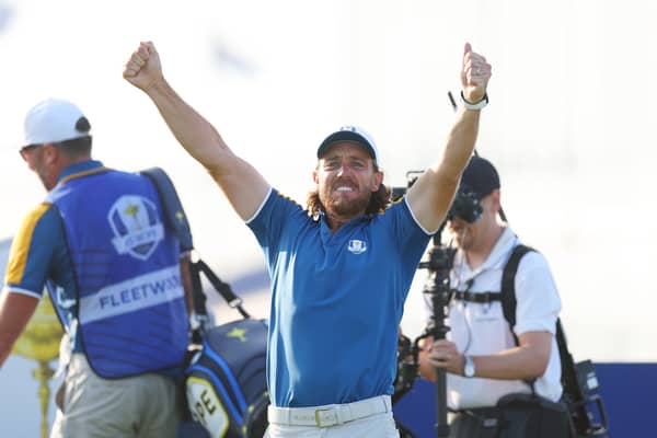 Tommy Fleetwood struck the all-important Ryder Cup shot (Image: Getty Images)