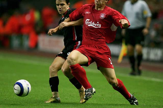 Stephen Warnock in action for Liverpool (Image: Getty Images)