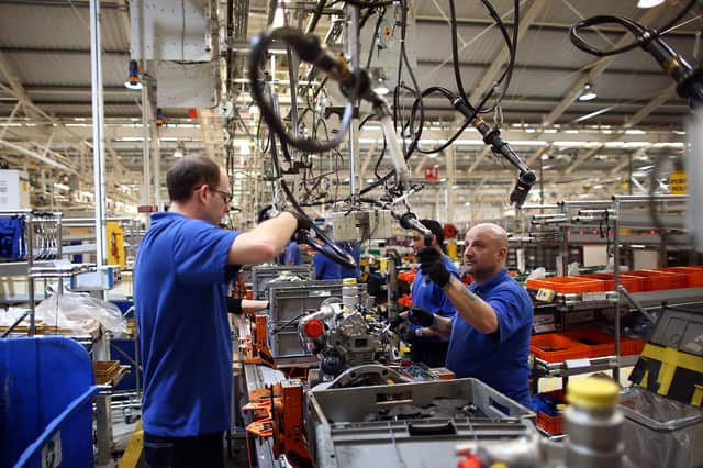 The UK's economy has grown by 0.2% in August, with car manufacturing leading the economic boost over the past three months. (Credit: Getty Images)