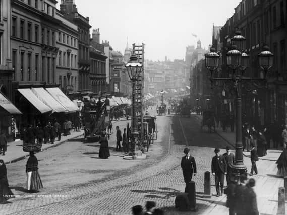 Lord Street in Liverpool, circa 1900.  Photo: Getty 