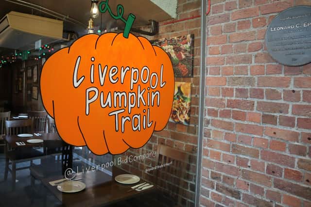 Designed by Liverpool BID Company, the trail takes families around seven venues in the city where pumpkins are displayed. 