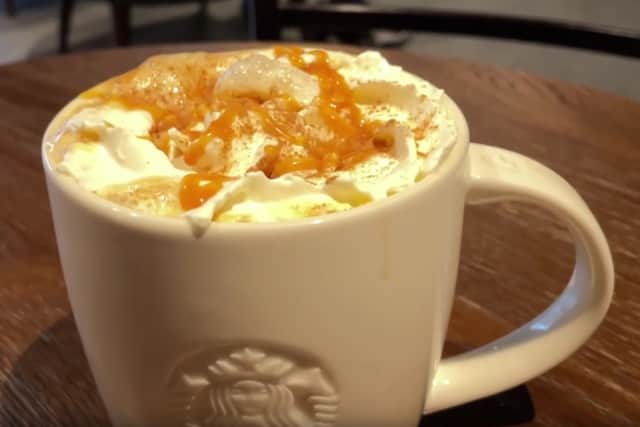 Starbucks' pumpkin spice latte. Image: Emily Bonner