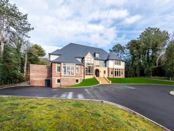 The Wirral property extends to over 12,000 square foot with five bedrooms, five bathrooms and a leisure complex.