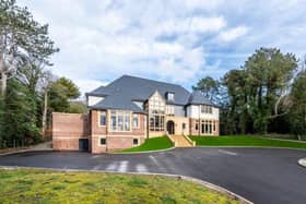 The Wirral property extends to over 12,000 square foot with five bedrooms, five bathrooms and a leisure complex.