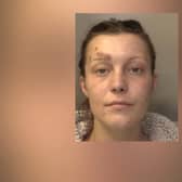  Jade Joynson, 25, was given a three-year banning order prohibiting her from touching parking meters, having been convicted of theft