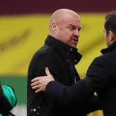 Sean Dyche and Frank Lampard. Picture: Molly Darlington - Pool/Getty Images