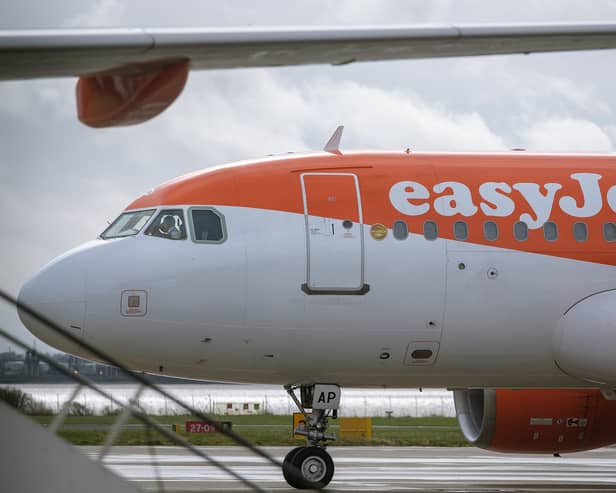 An easyJet plane at Liverpool Airport. Image: easyJet