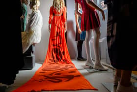 An iconic Vivienne Westwood Tunic Dress goes on display at the Walker Art Gallery © Pete Carr courtesy of National Museums Liverpool 
