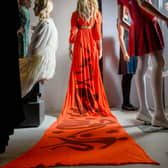 An iconic Vivienne Westwood Tunic Dress goes on display at the Walker Art Gallery © Pete Carr courtesy of National Museums Liverpool 