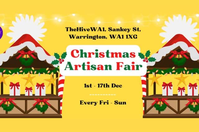 Warrington Christmas Artisan Fair.