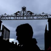A general view of Shankly Gates outside of Liverpool's Anfield. Picture: Alex Livesey/Getty Images