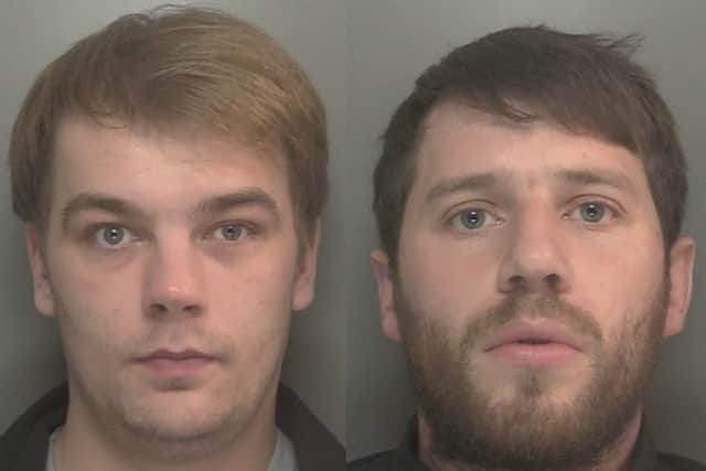 Niall Barry and Sean Zeisz have been found guilty of the murder of Ashley Dale. Image: Merseyside Police