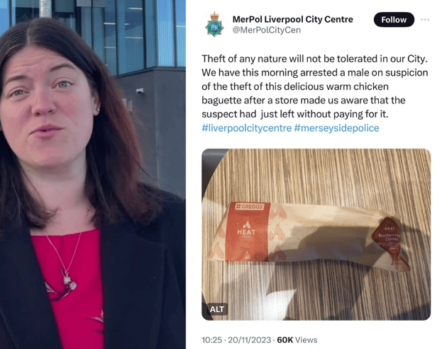 Emily Spurrell, Merseyside Police and Crime Commissioner, responded to criticism of the tweet.
