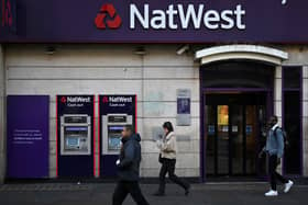 NatWest are closing a further 18 branches. RBS will shut an additional one. Image: JUSTIN TALLIS/AFP via Getty Images