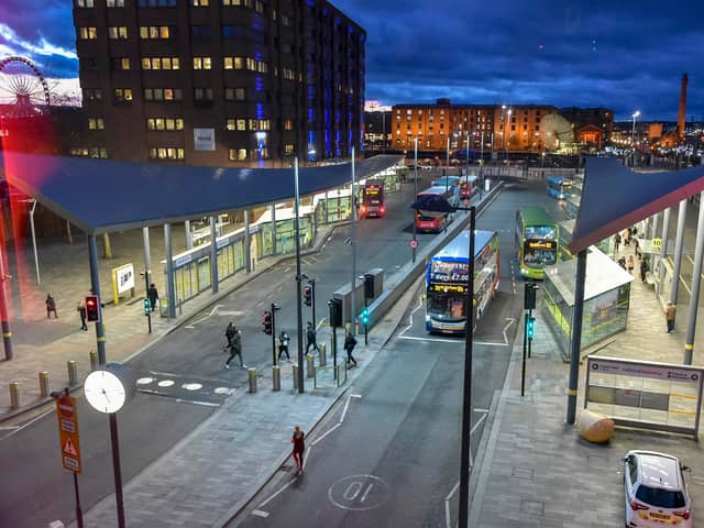 Liverpool ONE Bus Station. Image: Merseytravel