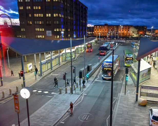 Liverpool ONE Bus Station. Image: Merseytravel