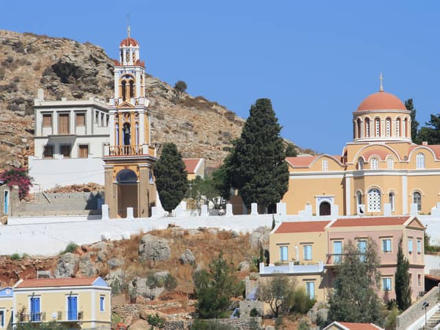 Located in the south-east Aegean, just 24 miles north of Rhodes, Symi is part of the Dodecanese islands. Image: Karelj/Wikimedia