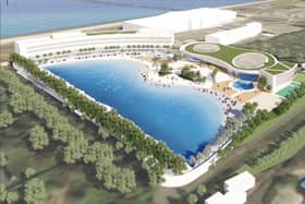 The Cove Resort project is expected to transform Southport's waterfront. Image previously released by The Cove/Leonard Design Architects