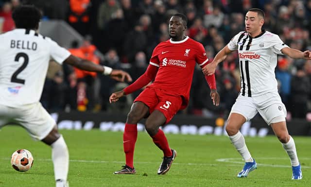 Liverpool defender Ibrahima Konate. Picture: John Powell/Liverpool FC via Getty Images