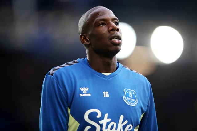 Everton midfielder Abdoulaye Doucoure.  (Photo by Jess Hornby/Getty Images)