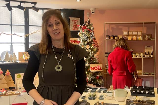 Vicky Gawith owns MerseyMade which stocks goods from over 100 local businesses.
