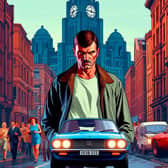 What the new GTA game would look like if it was set in Liverpool, according to AI. Photo: Bing Image Creator