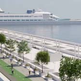 A proposed tidal barrage, aiming to provide a major new link between Wirral and Liverpool, could take a decade to build. CGI image shows how it could look.  Image: Liverpool City Region Combined Authority