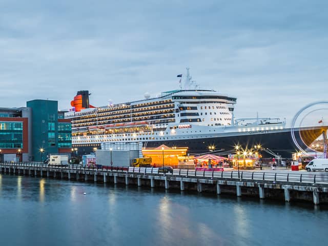 Queen Mary 2 docked in Liverpool. Image: Jason Wells/stock.adobe