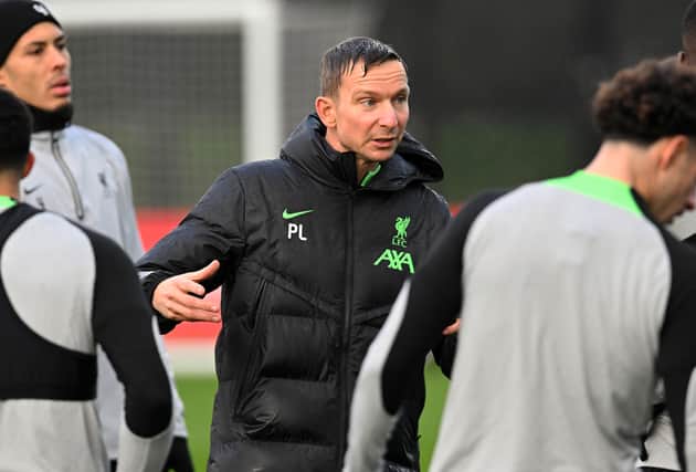 Liverpool assistant manager Pep Lijnders. (Photo by John Powell/Liverpool FC via Getty Images)