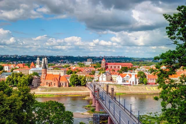 Skyline of Kaunas, Lithuania. Image: dinozzaver - stock.adobe.com