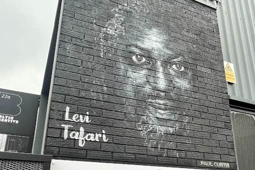 Levi Tafari mural in the Baltic Triangle. Image: Emily Bonner