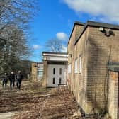 The building at Palmerston School to be demolished.