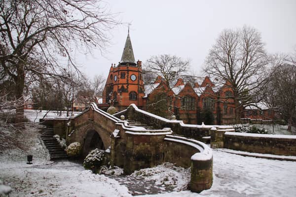 A beautiful snow-covered Port Sunlight. Image: Ian Fairbrother